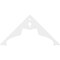 Ekena Millwork Pitch Heath Architectural Grade PVC Gable Pediment, 48"W x 24"H x 1"P (12/12) GPP048X024X100HEA - alternate 5